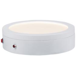 Wafer LED 1-Light 7" Wide White Flush Mount Light