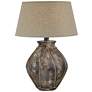 2_Wagner Earthen Brown Hydrocal Vase Table Lamp