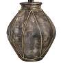 4_Wagner Earthen Brown Hydrocal Vase Table Lamp more views
