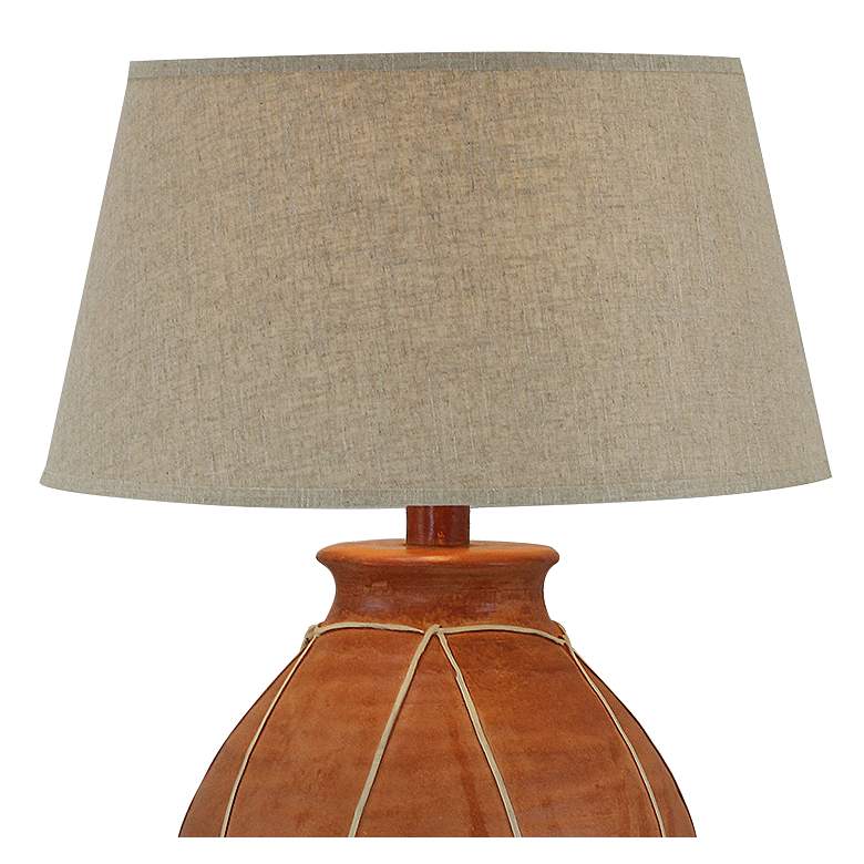 Image 3 Wagner Sunset 29" High Rustic Western Hydrocal Vase Table Lamp more views