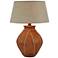 Wagner Sunset Hydrocal Vase Table Lamp