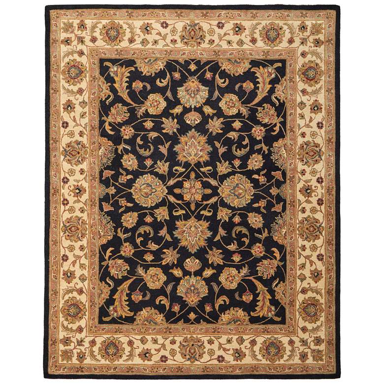 Image 1 Wagner Traditional Oriental Hand Tufted Black Area Rug 8941F