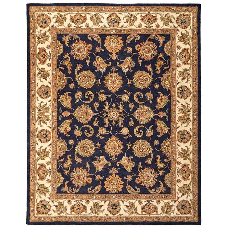 Image 1 Wagner Traditional Oriental Hand Tufted Blue Area Rug 8944F