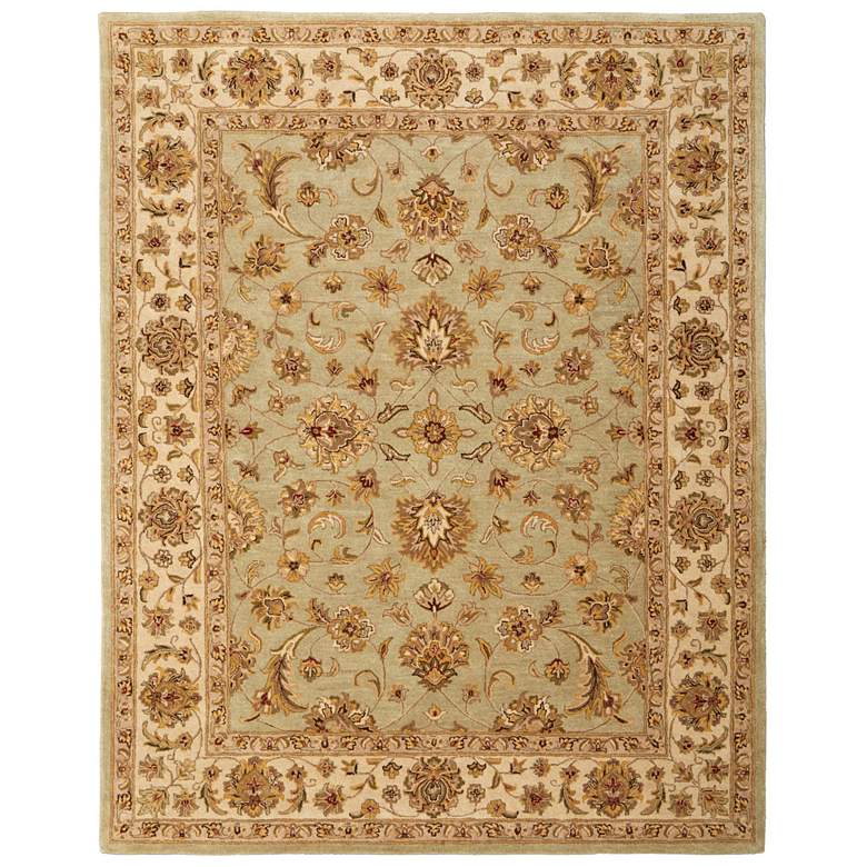 Image 1 Wagner Traditional Oriental Hand Tufted Tan Area Rug 8941F