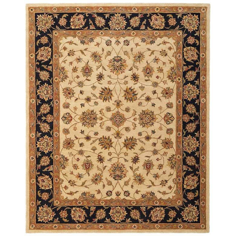 Image 1 Wagner Traditional Oriental Hand Tufted Tan Area Rug 8942F