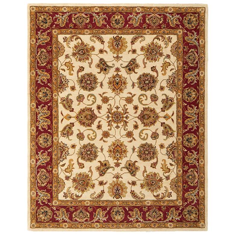 Image 1 Wagner Traditional Oriental Hand Tufted Tan Area Rug 8944F