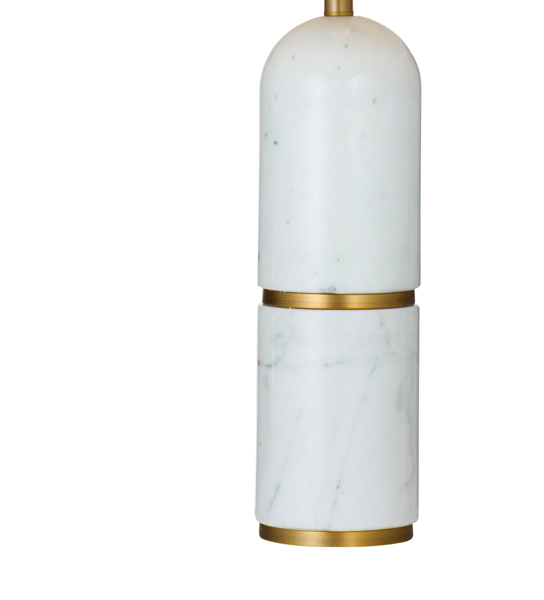 Image 4 Wake 30" High White And Brass Table Lamp more views