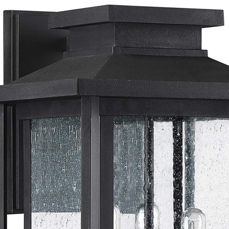 Image 2 Wakefield 17" High Earth Black 3-Light Outdoor Wall Light more views