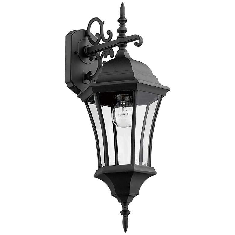 Image 2 Wakefield 24" High Black Outdoor Wall Light