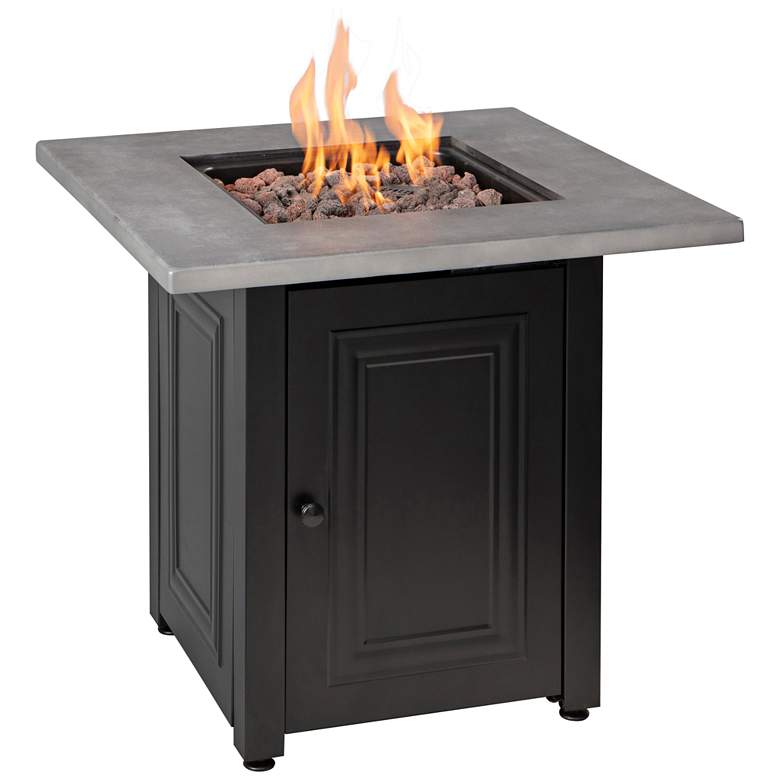 Image 2 Wakefield 28 inch Wide LP Gas Fire Pit Table