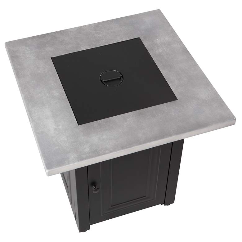 Image 6 Wakefield 28" Wide LP Gas Fire Pit Table more views