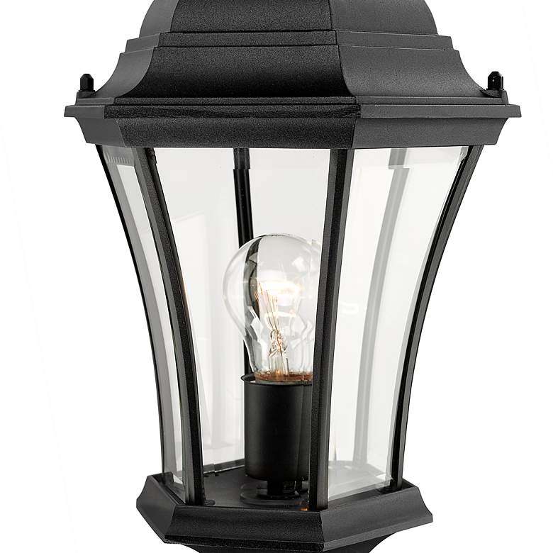 Image 4 Wakefield 90 inch High Black Metal Outdoor Post Light more views