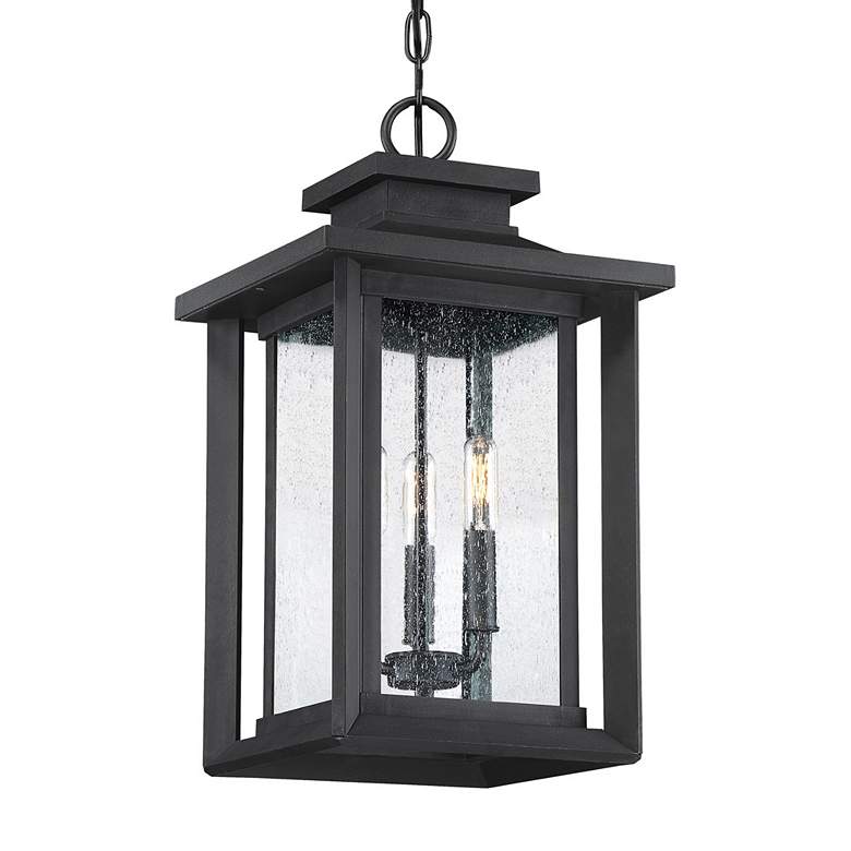 Image 3 Wakefield Black Hanging Lantern more views