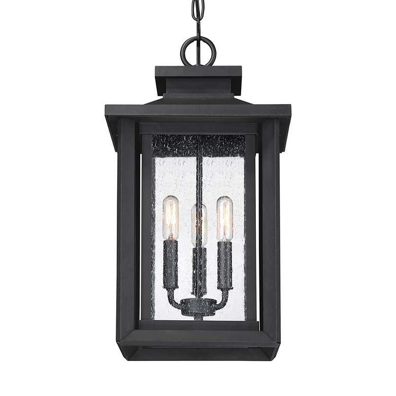 Image 4 Wakefield Black Hanging Lantern more views