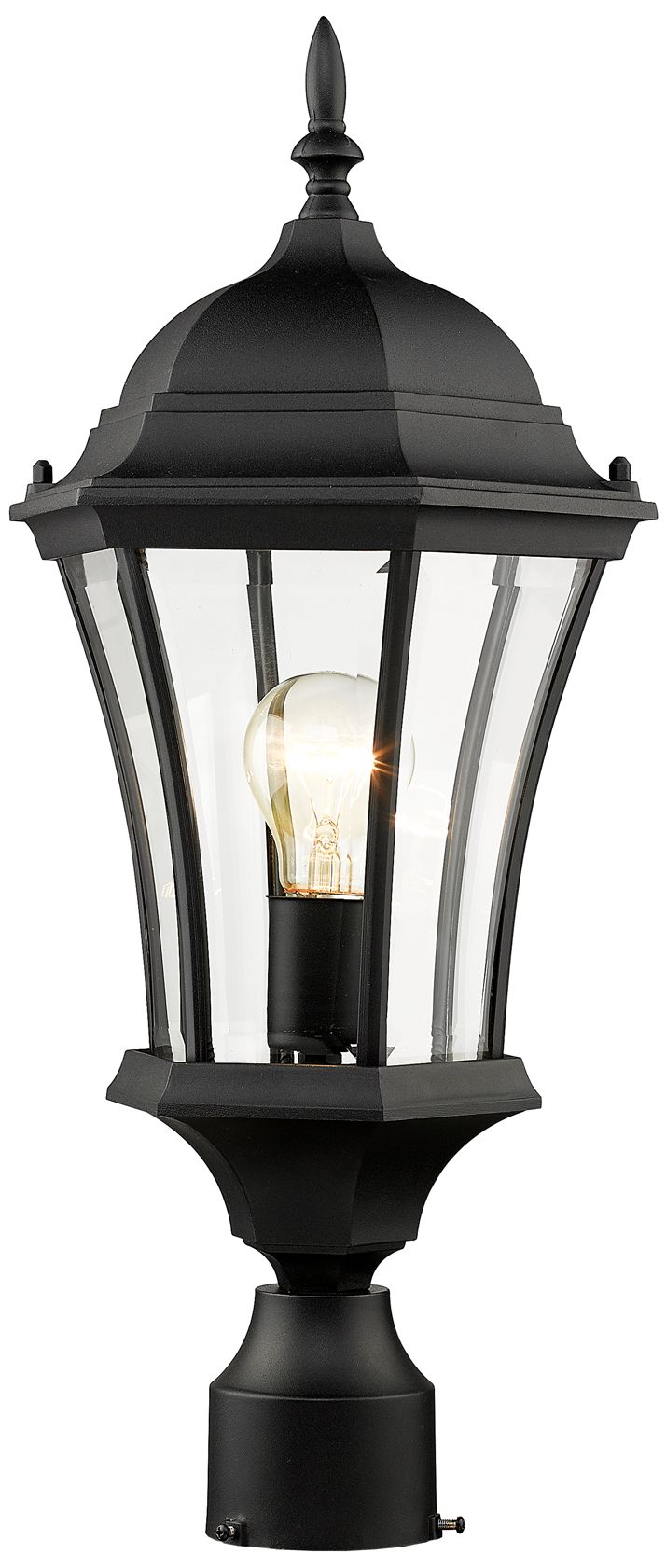 Image 3 Wakefield by Z-Lite Black 22 inch Outdoor Post Light more views