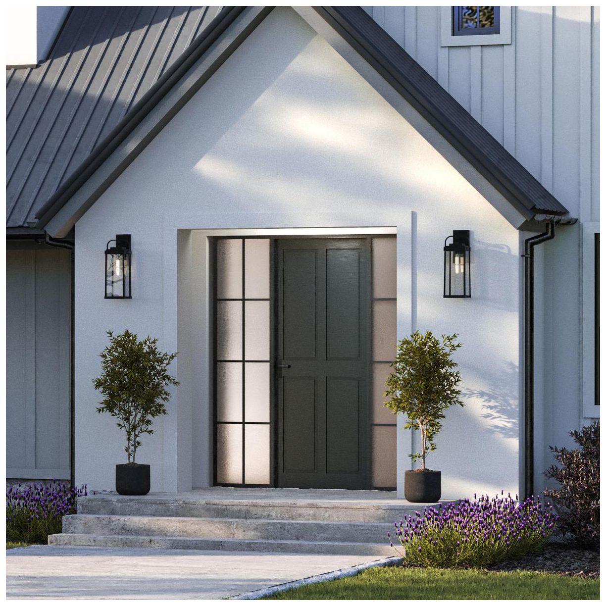 Walcott One-Light Outdoor Large Wall Lantern