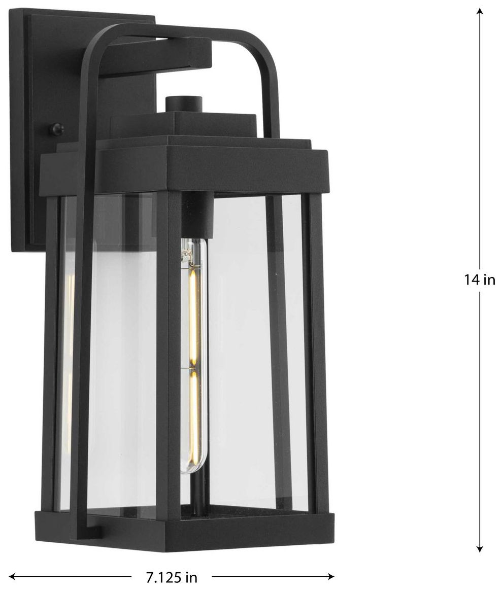 Image 4 Walcott One-Light Outdoor Medium Wall Lantern more views