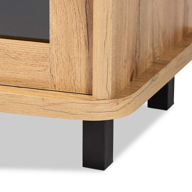 Image 4 Walda 70 1/4" Wide Oak Brown Wood 2-Drawer TV Stand more views