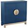Walden Glossy Blue 2-Door Accent Cabinet