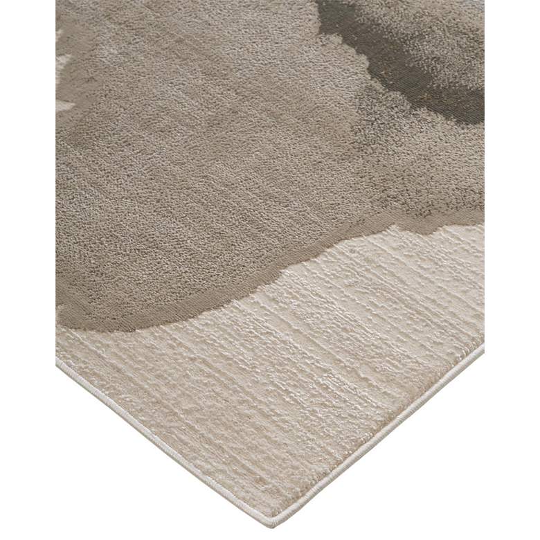 Image 3 Waldor 7353602 5'x8' Gold and Ivory Marble Print Area Rug more views