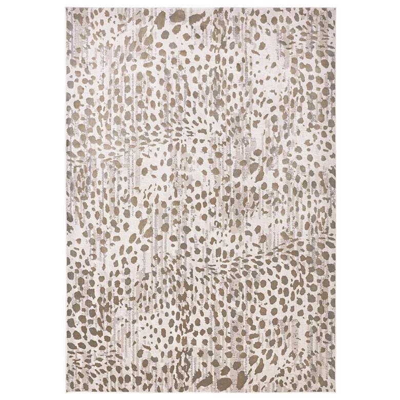 Image 2 Waldor 7353837 5&#39;x8&#39; Brown and Ivory Animal Print Area Rug