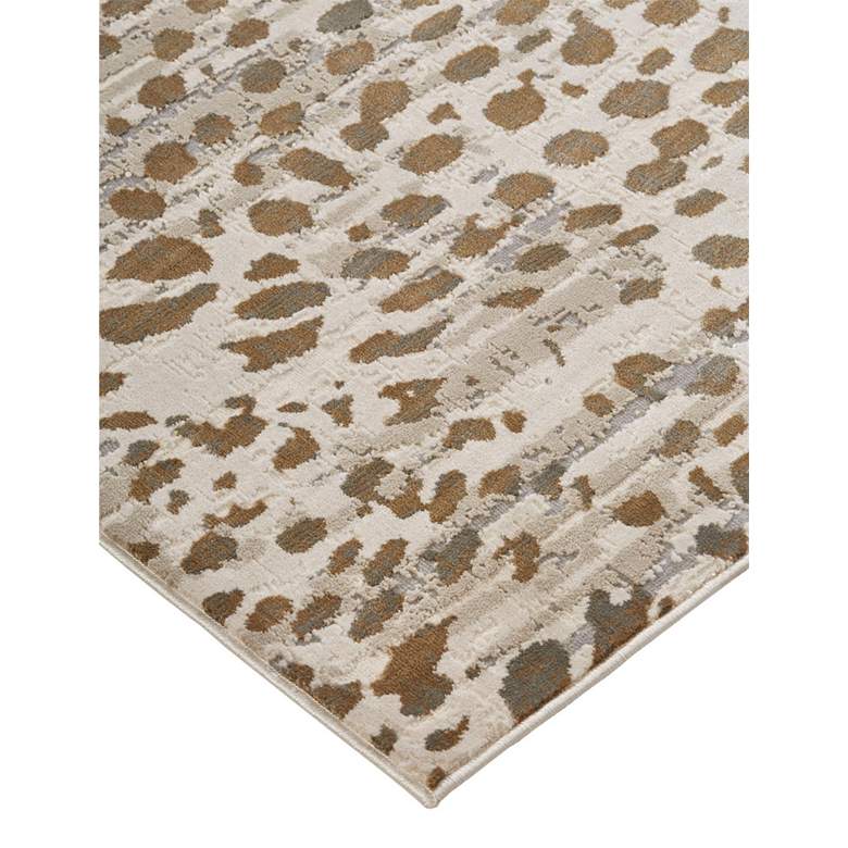 Image 3 Waldor 7353837 5'x8' Brown and Ivory Animal Print Area Rug more views
