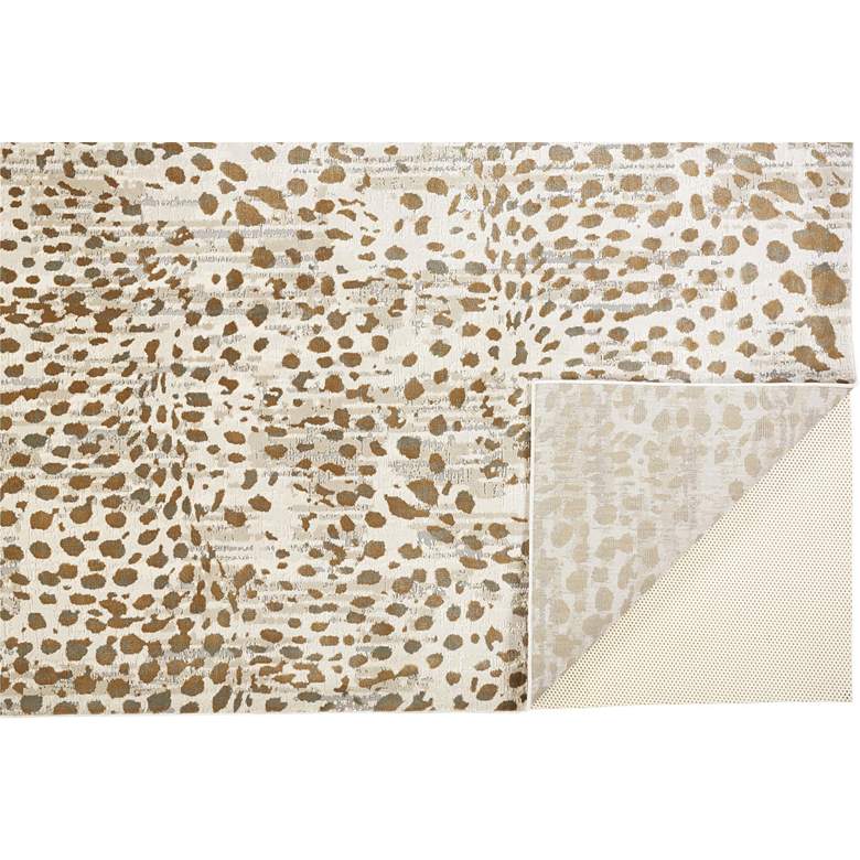 Image 4 Waldor 7353837 5&#39;x8&#39; Brown and Ivory Animal Print Area Rug more views