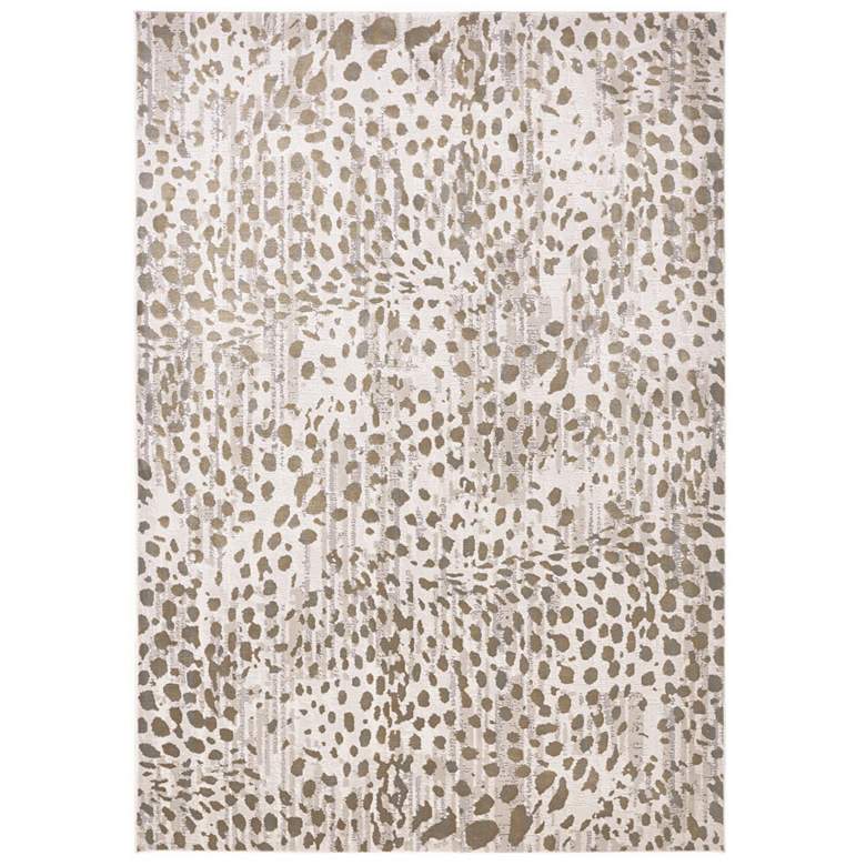 Image 7 Waldor 7353837 5'x8' Brown and Ivory Animal Print Area Rug more views