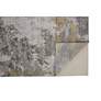 Thumbnail4 of Waldor 7353970 1'8"x2'10" Gold and Ivory Abstract Area Ru more views