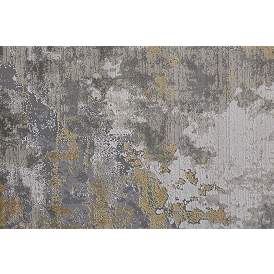 Image5 of Waldor 7353970 1'8"x2'10" Gold and Ivory Abstract Area Ru more views