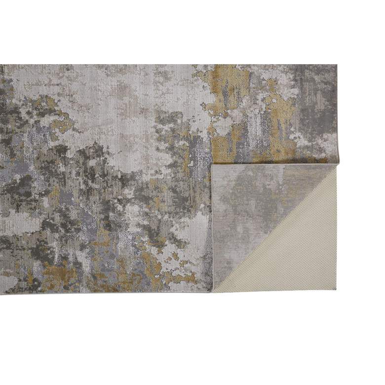 Image 4 Waldor 7353970 5'x8' Gold Ivory Metallic Abstract Area Rug more views
