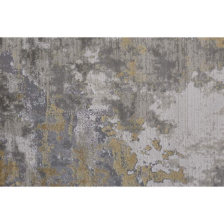 Image 5 Waldor 7353970 5'x8' Gold Ivory Metallic Abstract Area Rug more views