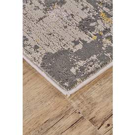 Image3 of Waldor 7353970 6'7"x9'6" Gold and Ivory Abstract Area Rug more views