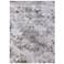 Waldor Abstract Indoor Gray Area Rug 39NDF 6'-7" x 9'-6"