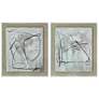 2_Waldorf 3 28" High 2-Piece Acrylic Wall Art Set
