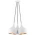 Waldorf 3 Light White Cluster Pendant