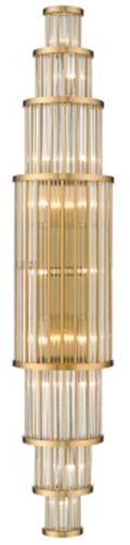 Image 2 Waldorf 38"H Wall Sconce in Aged Brass more views