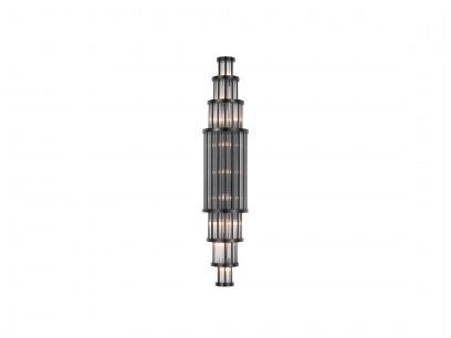 Image 2 Waldorf 38"H Wall Sconce in Polished Gunmetal more views