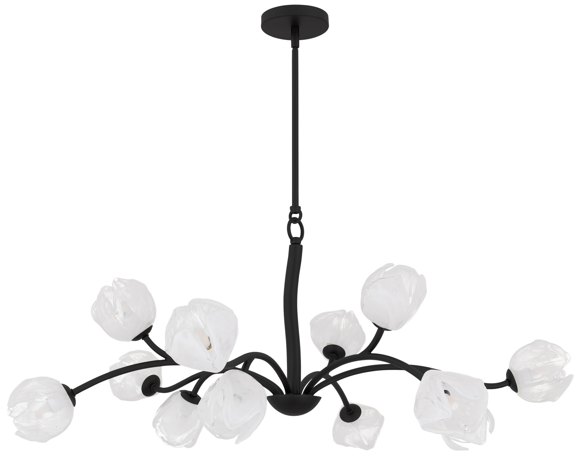 Image 3 Walker 12-Light Matte Black Chandelier more views