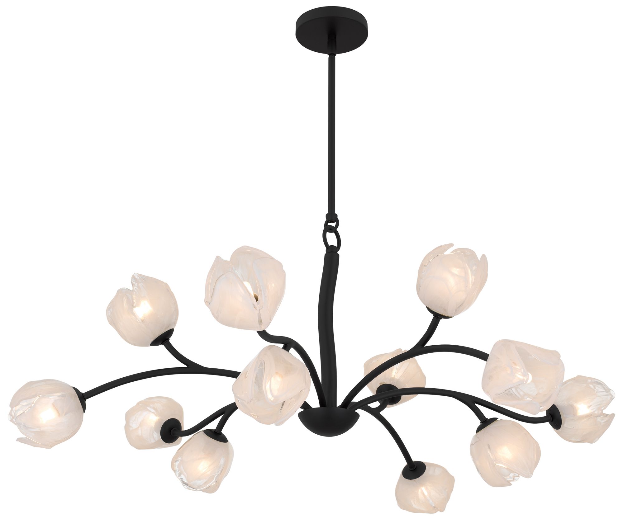 Image 4 Walker 12-Light Matte Black Chandelier more views