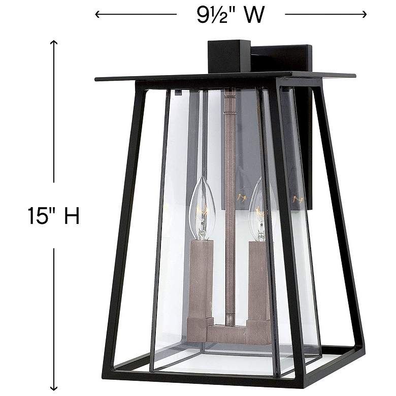Image 4 Walker 15" High Buckeye Bronze Outdoor Wall Light more views