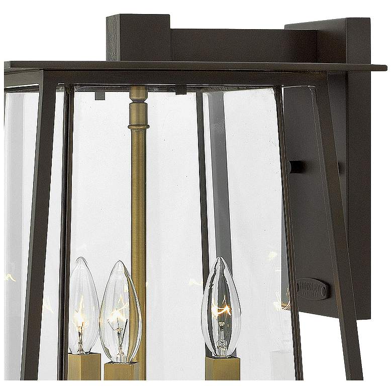 Image 3 Walker 17 1/2" High Buckeye Bronze LED Outdoor Wall Light more views