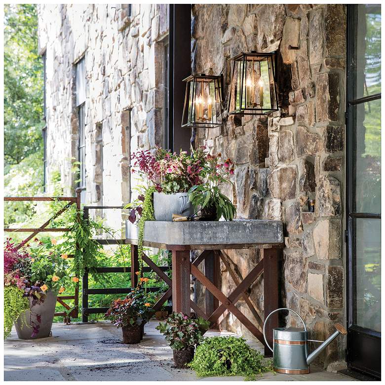 Image 6 Walker 17 1/2" High Buckeye Bronze LED Outdoor Wall Light more views