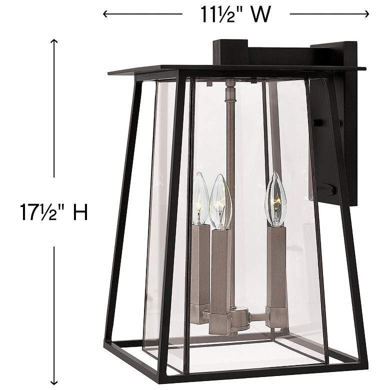 Image 4 Walker 17 1/2" High Buckeye Bronze Outdoor Wall Light more views