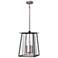 Walker 17 1/4" High Buckeye Bronze Outdoor Hanging Light