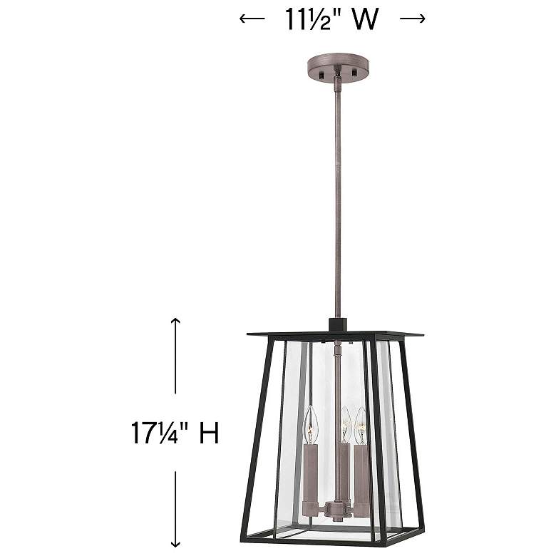 Image 4 Walker 17 1/4" High Buckeye Bronze Outdoor Hanging Light more views