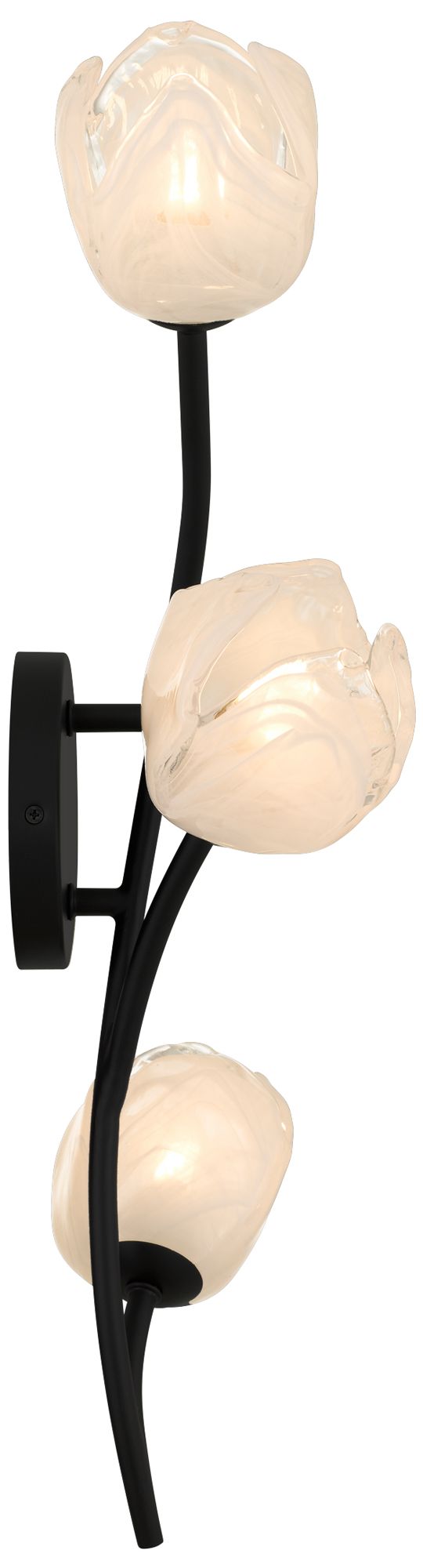 Image 5 Walker 3-Light Matte Black Wall Sconce more views