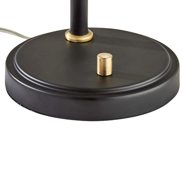 Image 3 Walker Black Antique Brass Metal Desk Lamp more views