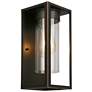 Walker Hill - 12 inch Outdoor Wall Light - Oil Rubbed Bronze - Clear Glass