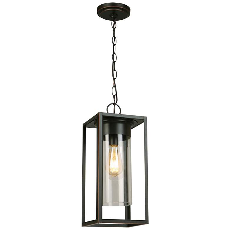 Image 5 Walker Hill 17 3/4"H Oil-Rubbed Bronze Outdoor Hanging Light more views